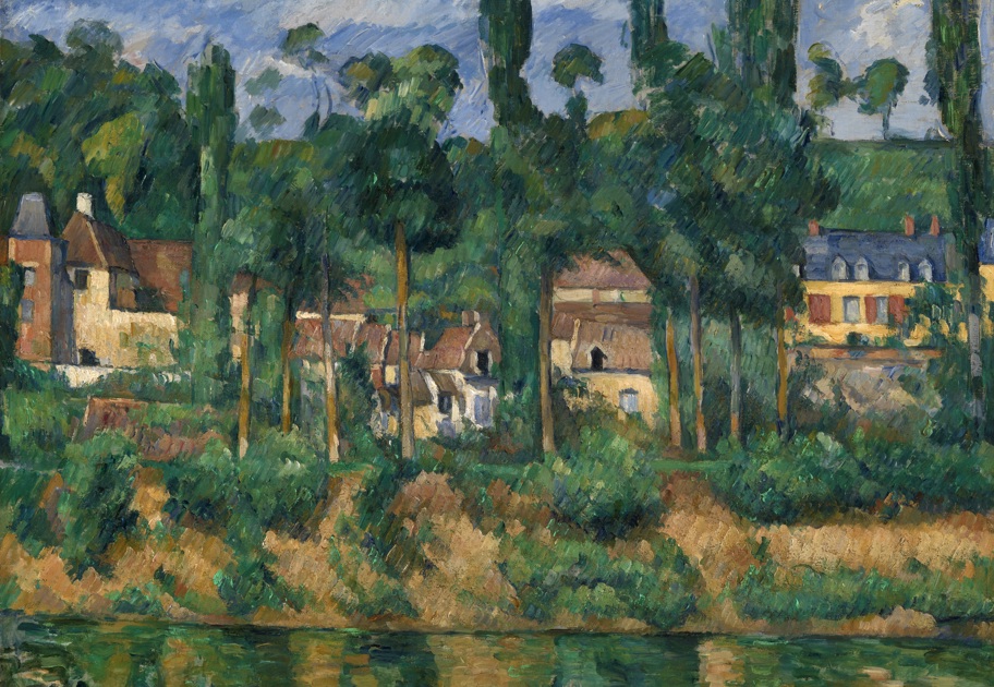 Image of Paul Cézanne's Chateau de Medan painting