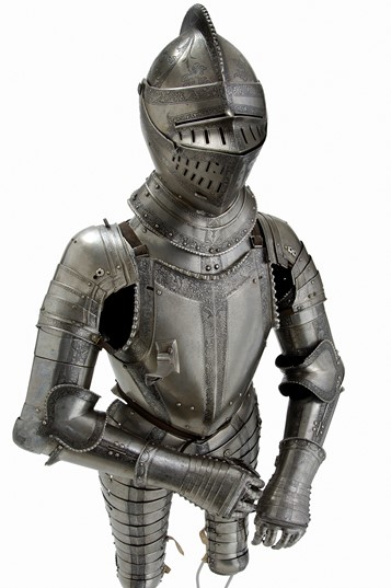 Image shows Burrell Collection item Three-Quarter Light Field Armour